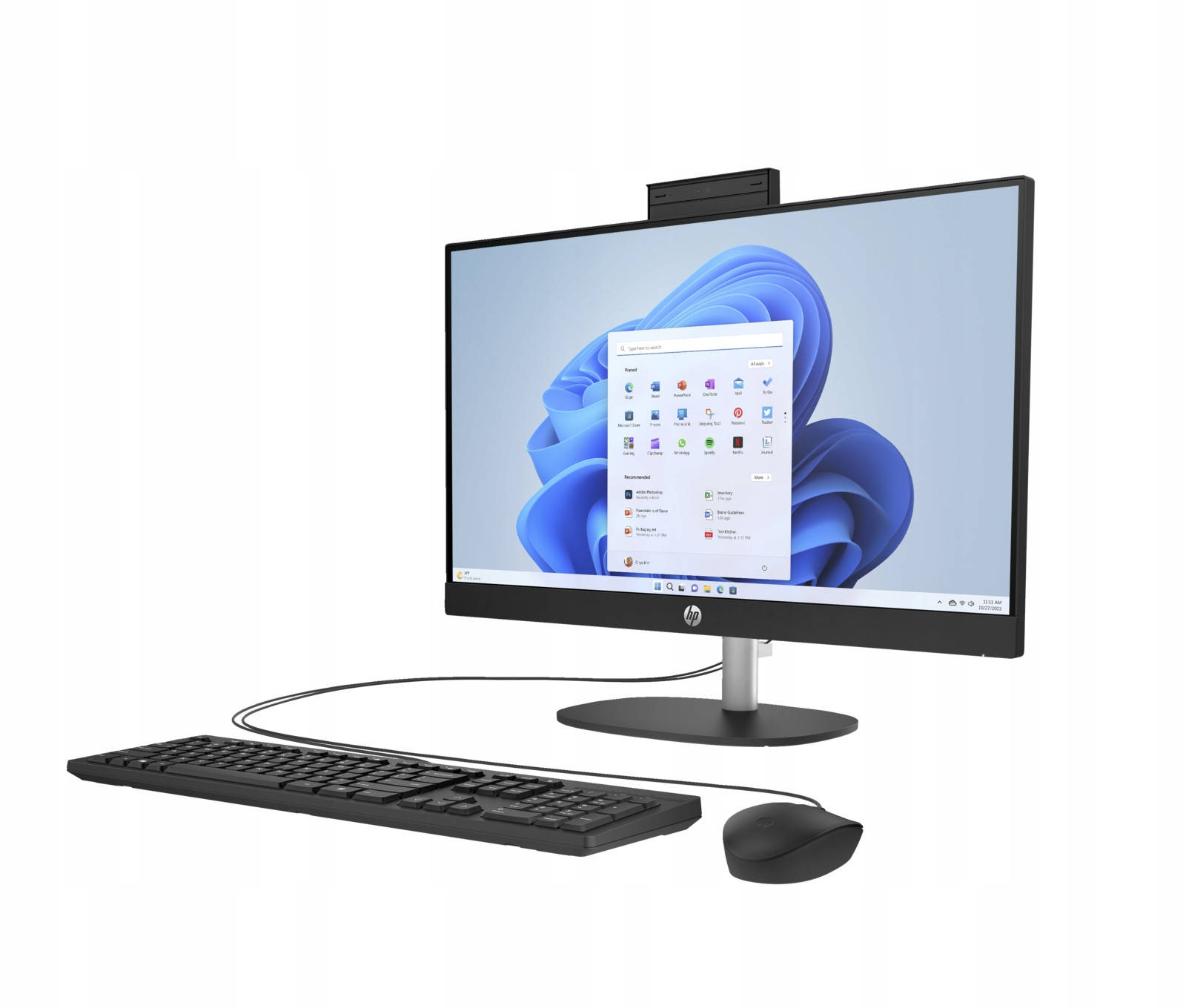 Počítač AiO 24-cr i5-13 16GB Ssd 512 Gb Intel Xe FullHD Win 11 Černý