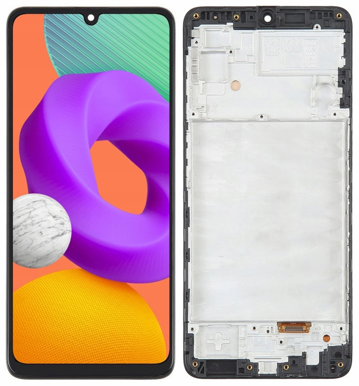 Oled displej Pro Samsung Galaxy M22 M225 LCD Obrazovka Rámeček