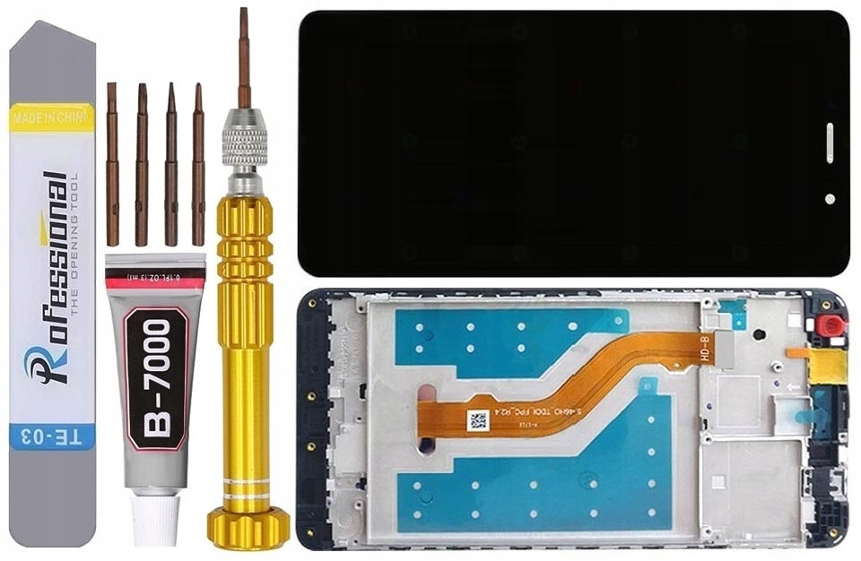 Huawei Y7 2017 LCD displej Displej +rámeček