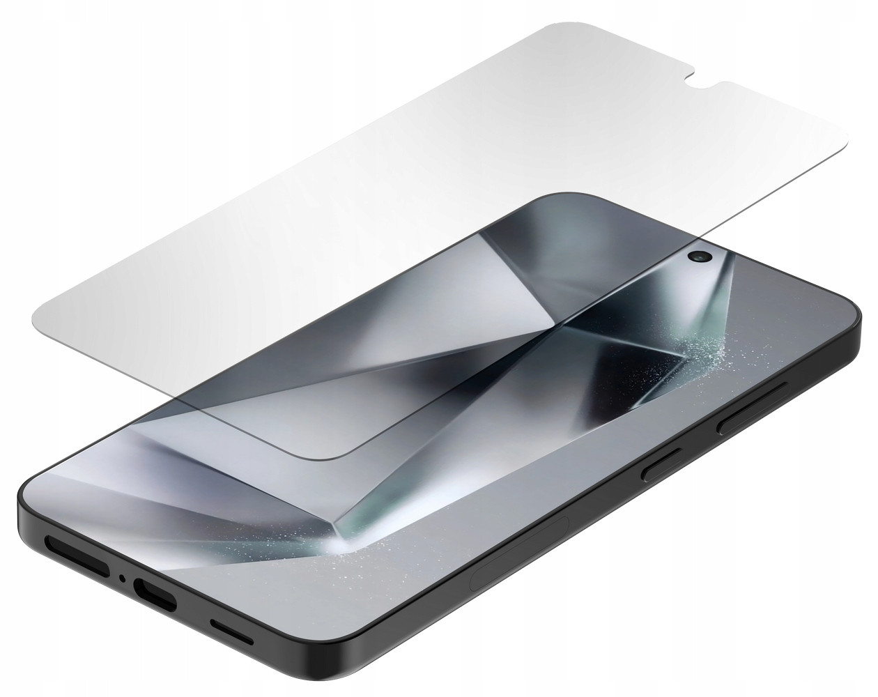 Tvrzené sklo pro Samsung Galaxy S24 určené pro pouzdro Quad Lock