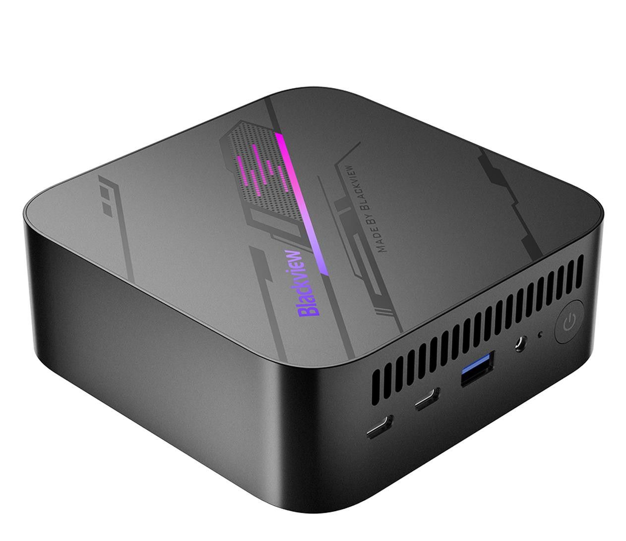 Nettop Mini-PC Blackview MP100 R7-5825U 16GB 512GB Ssd M.2 Win11Pro černá