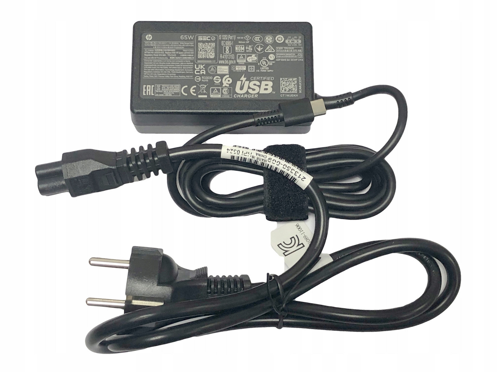 Nový Originální napájecí adaptér Nabíječka Hp 65W Usb-c Slim L65505-003