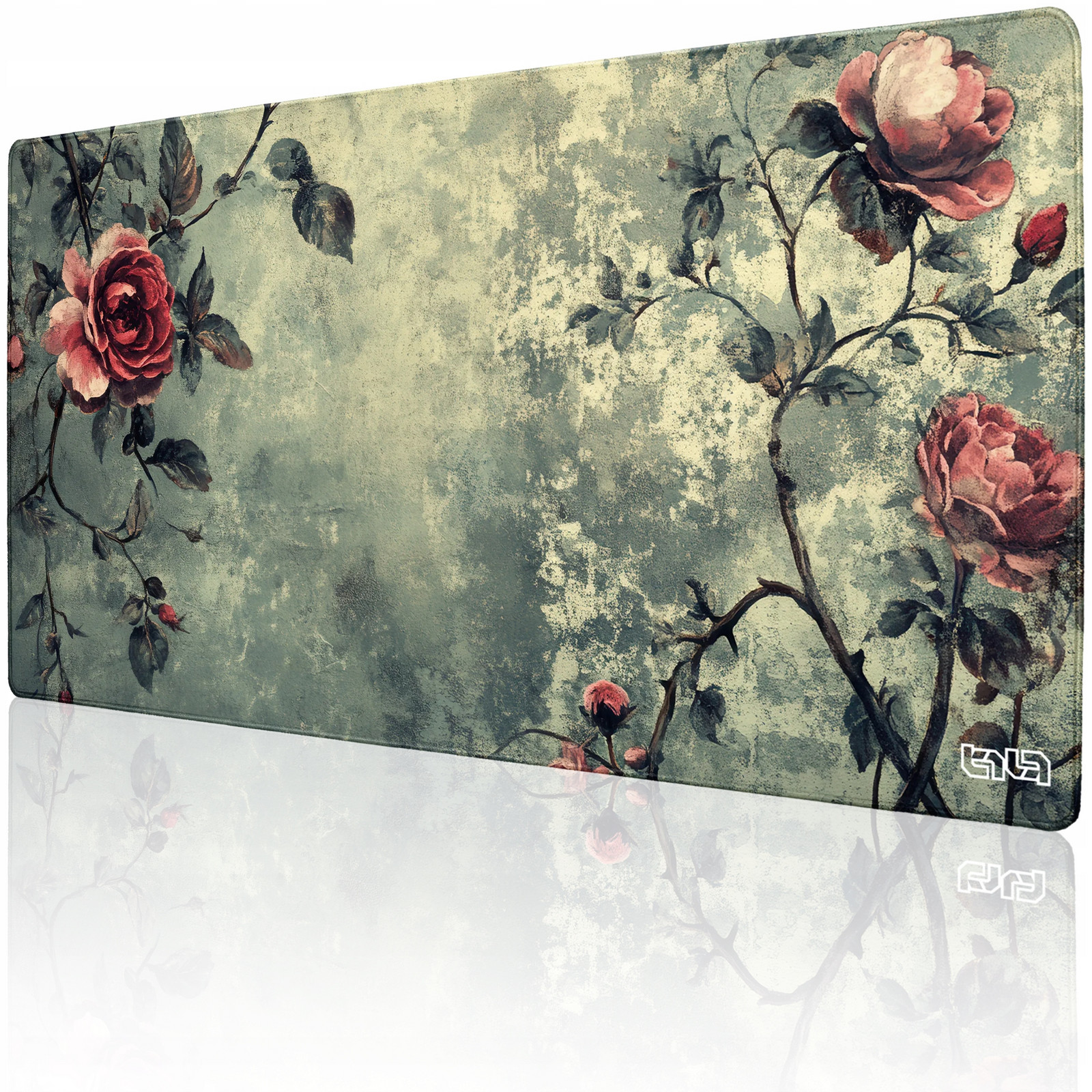 Podložka Pod Klávesnici Vintage Rose 100x50 Tilt Protiskluzová Herní