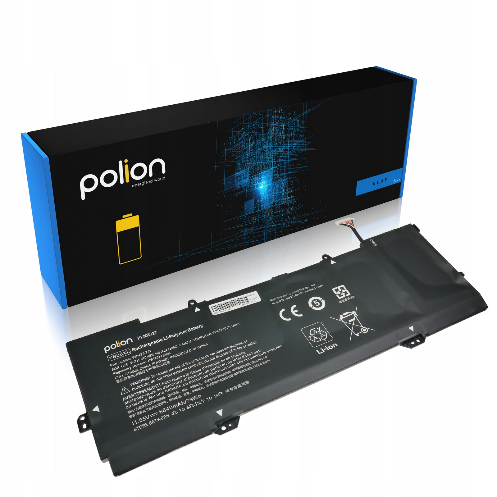 Baterie YB06XL SLEZÁK-DB8H pro Hp Spectre x360 15