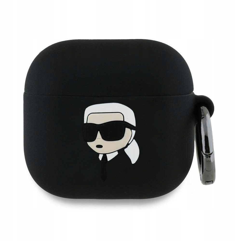 Karl Lagerfeld KLA4RUNIKK AirPods 4 cover černá/black Silicone Karl