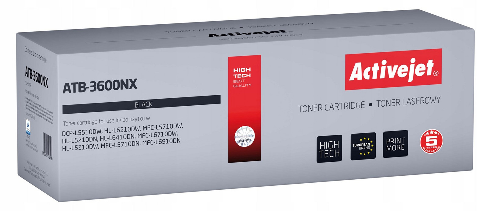 Activejet toner pro Brother TN3600XL new ATB-3600NX