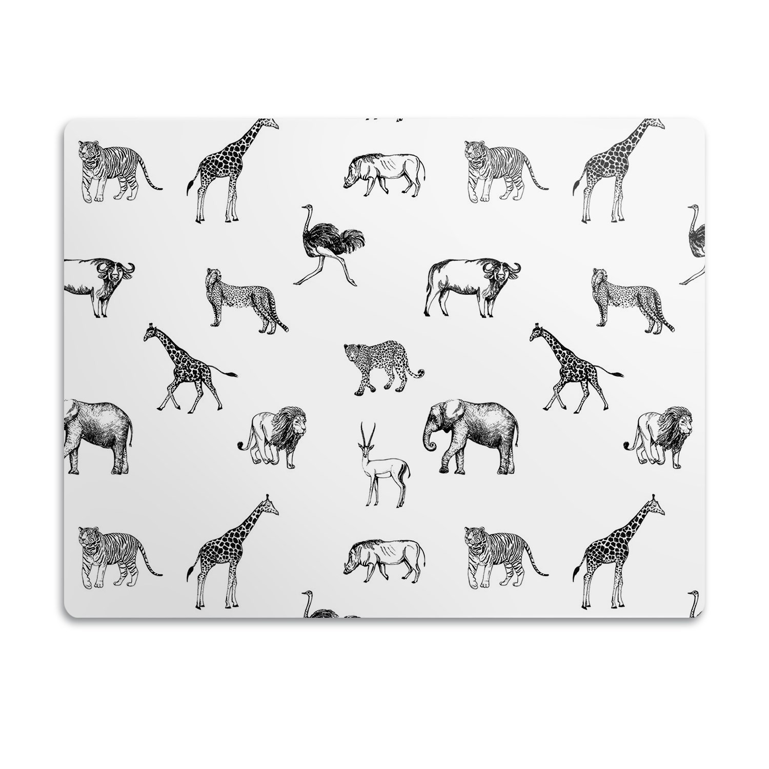 Podložka pod misky pro psa kočku Zvířátka safari 60x40