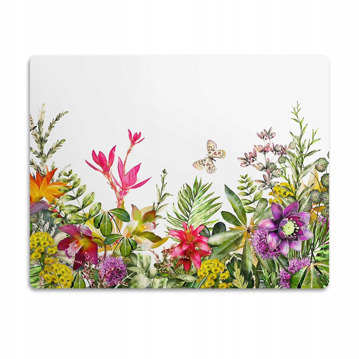 Voděodolná podložka pod misku Rostliny barevné 60x40