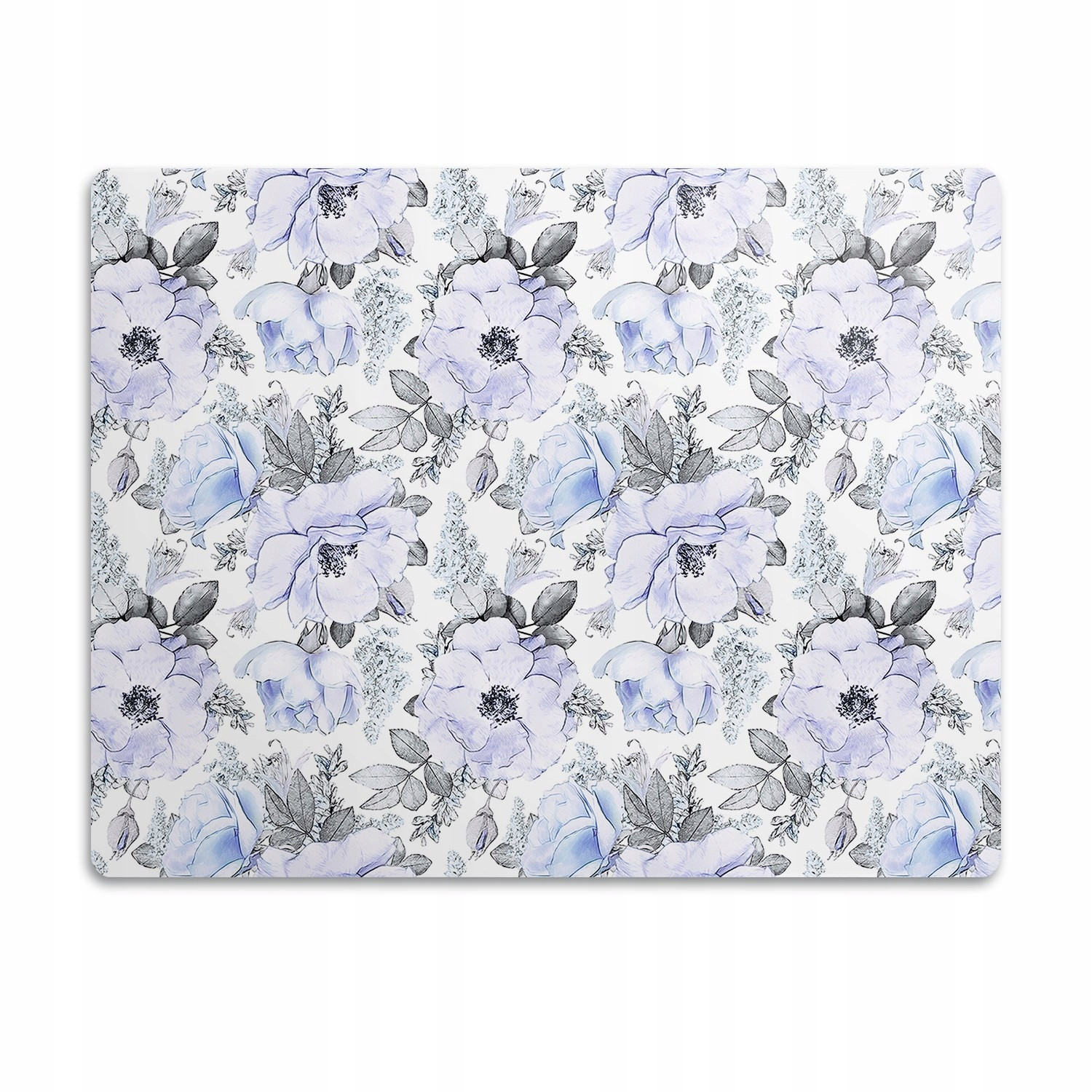 Podložka pro psa pod misku Modré růže 60x40