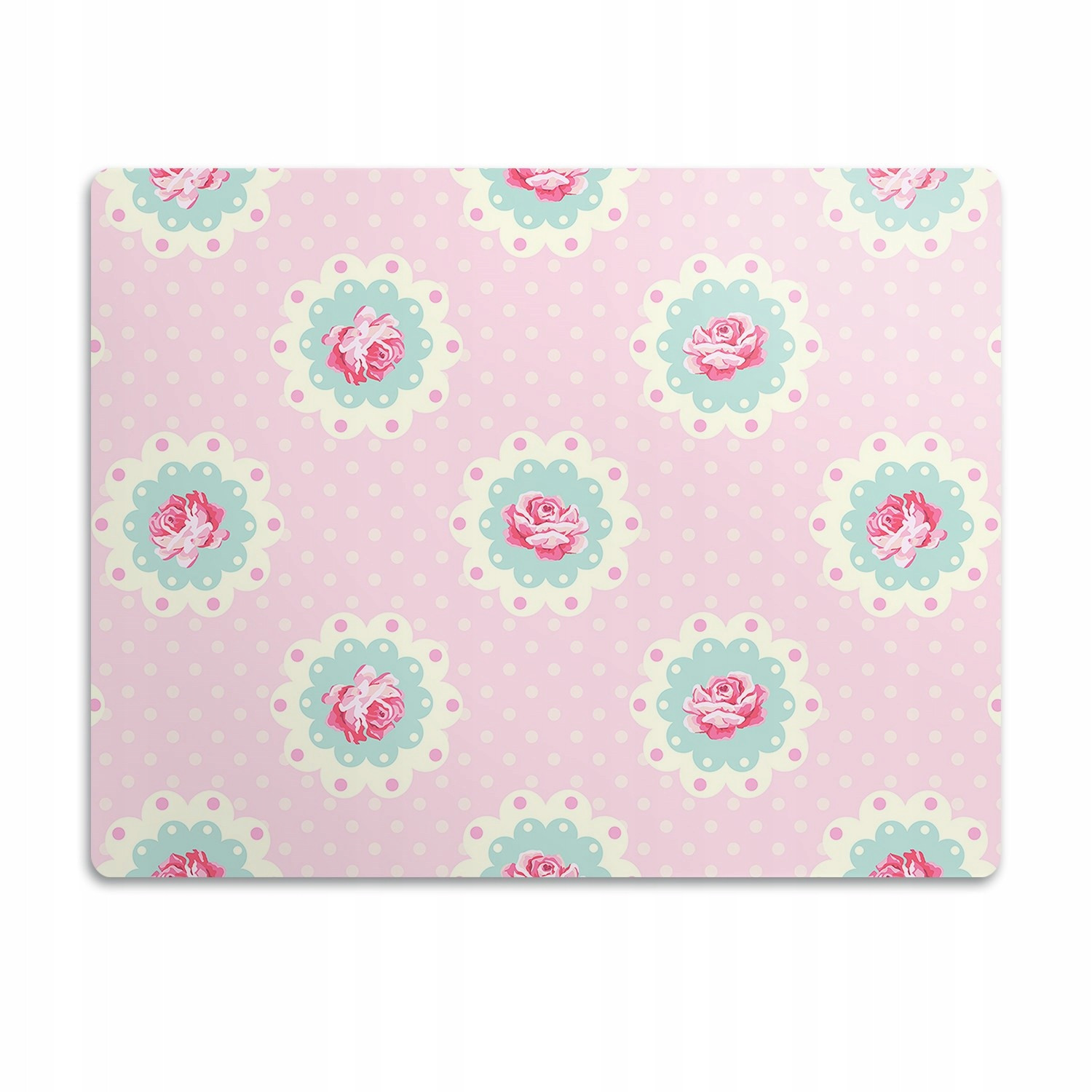 Voděodolná podložka pro psa Růže a puntíky 60x40