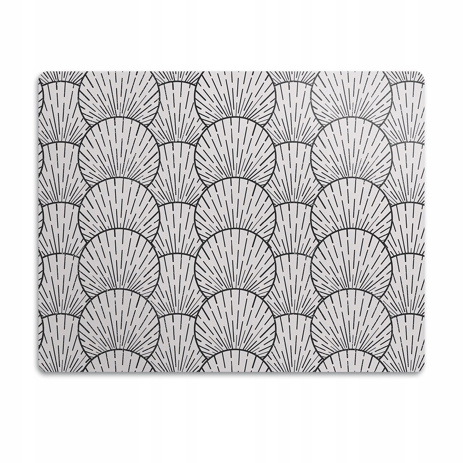 Podložka pro kočky a psa pod misku Mušle vzor 60x40 cm