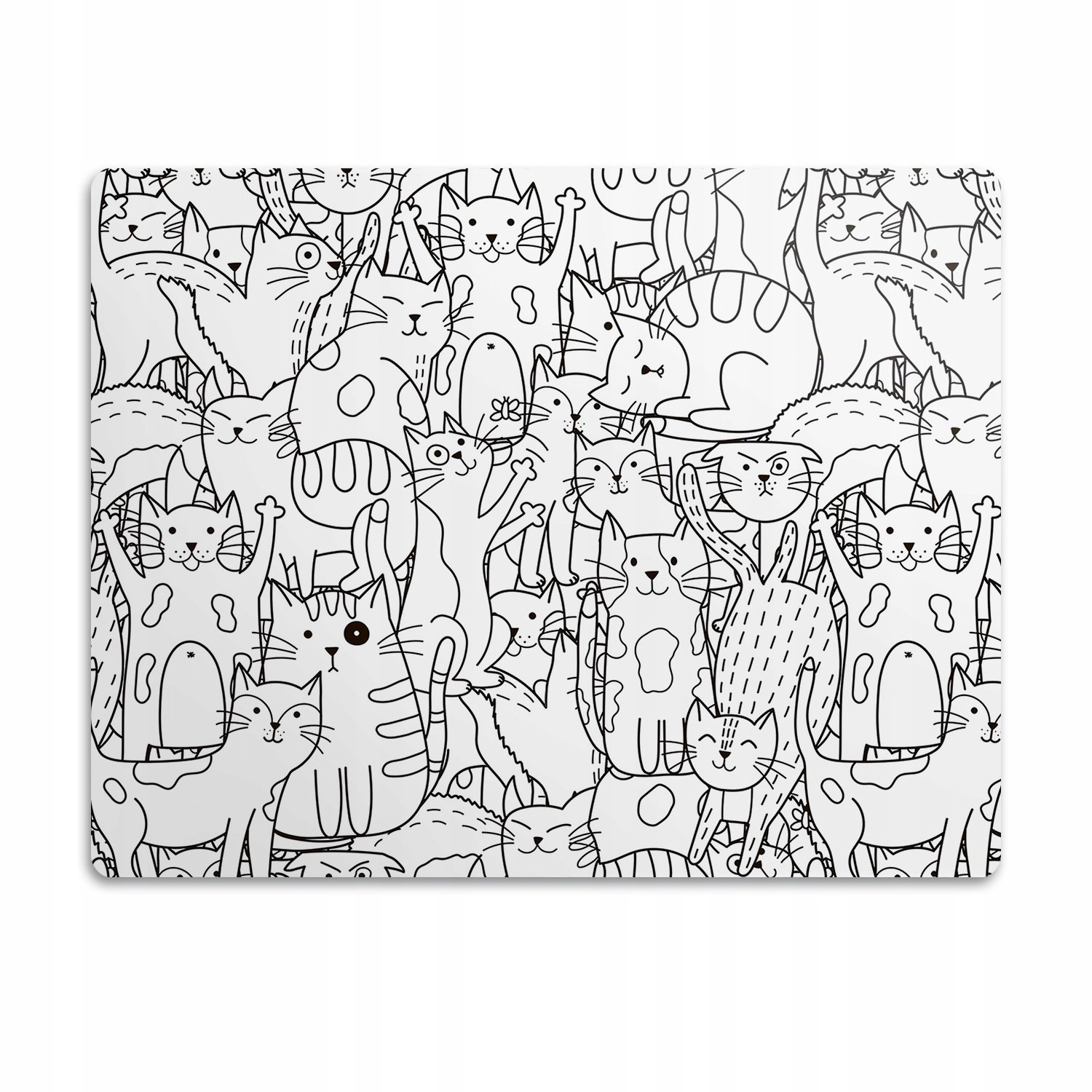 Podložka pod misky pro psa Kočky různé vzor 60x40