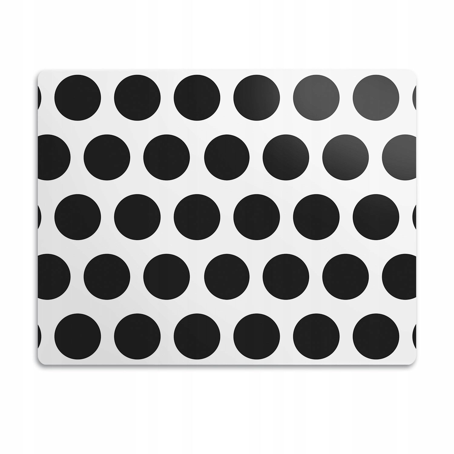 Podložka pod misku pro psa a kočku Černá kola 60x40 cm