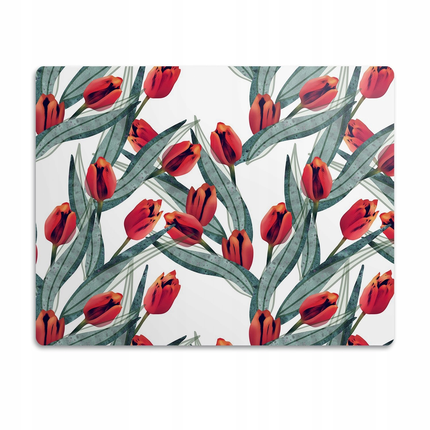 Podložka na podlahu pod misky pro psa Tulipány 60x40cm