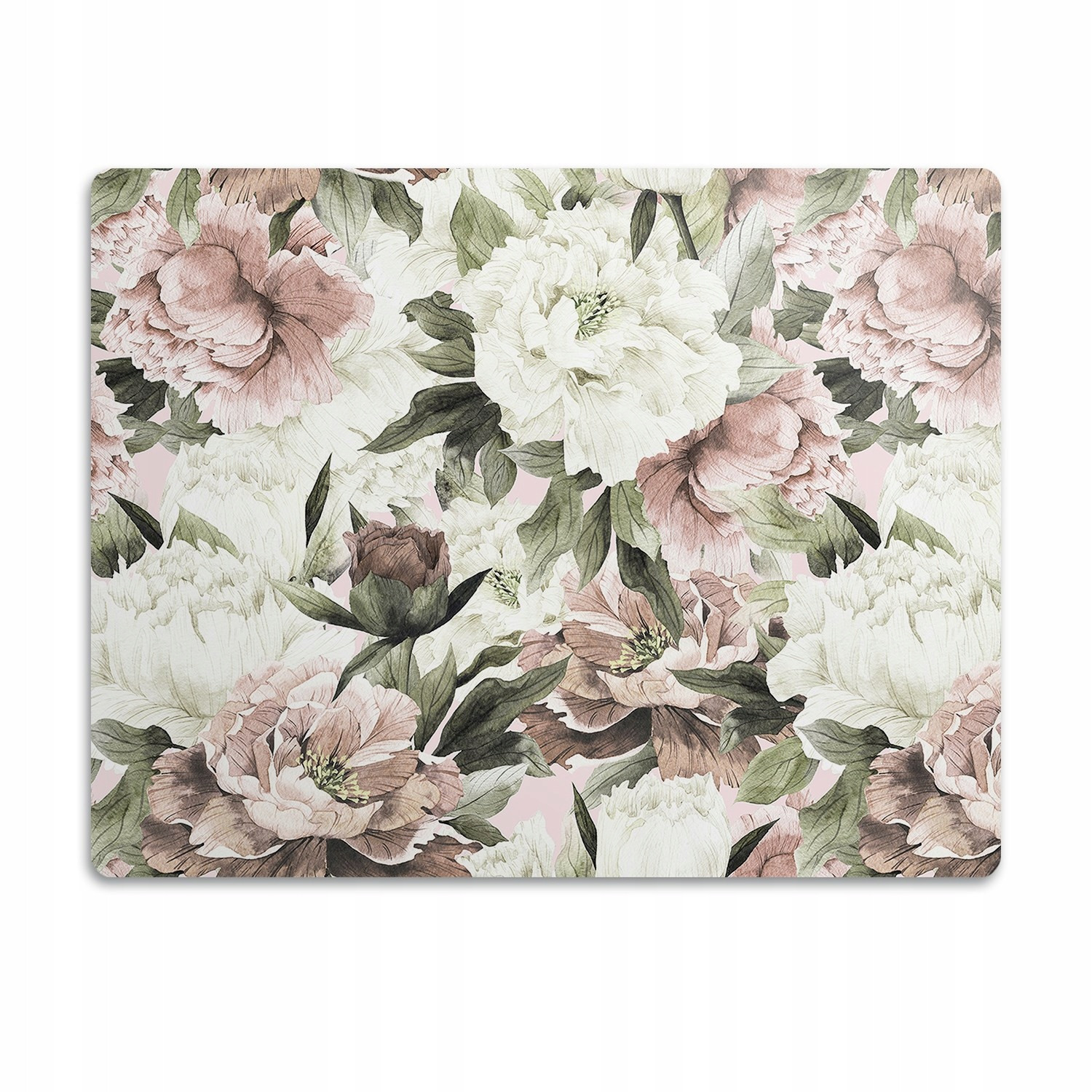 Voděodolná podložka pod misku Květiny vintage 60x40 cm