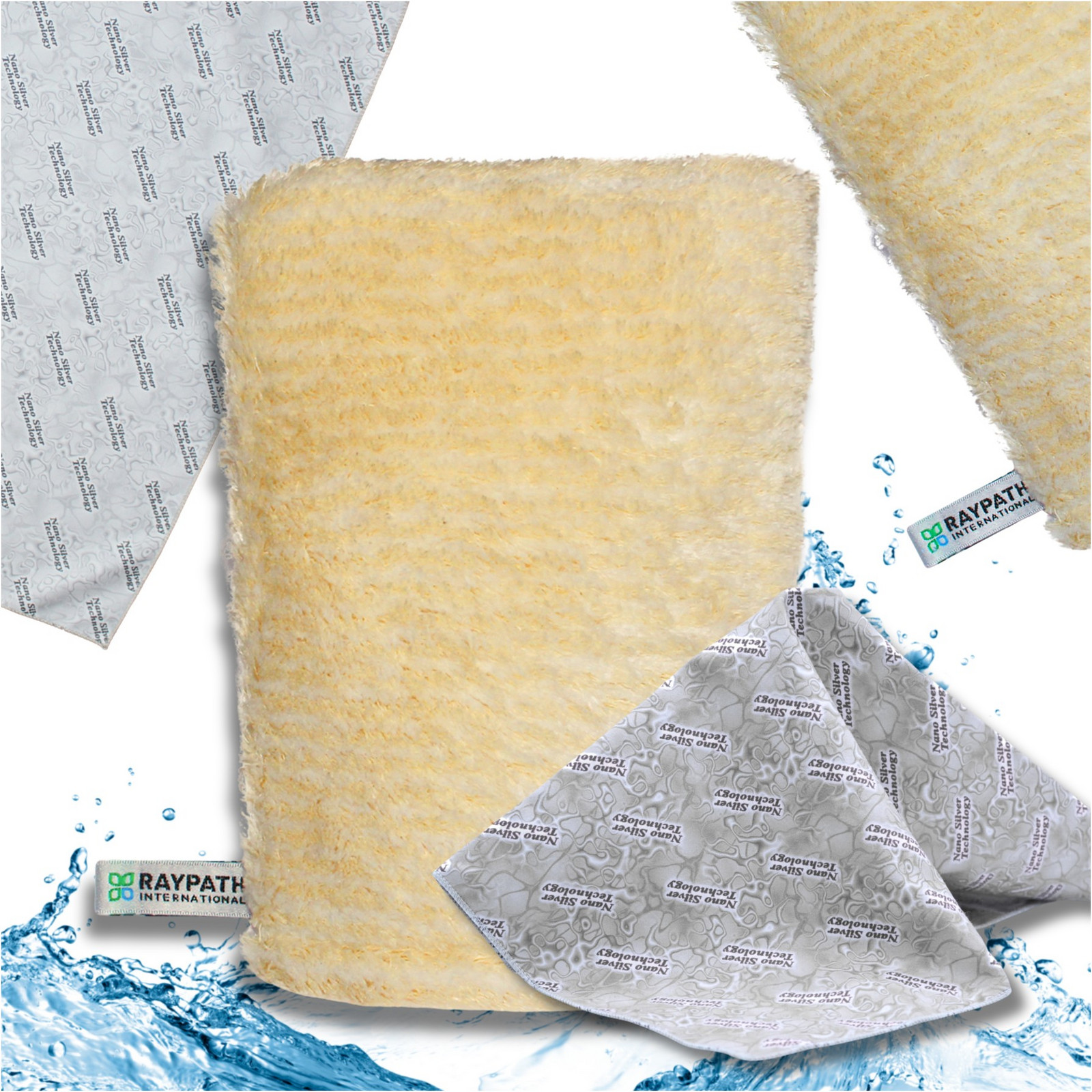 Raypath set Čistící rukavice Béžová M Sunbeam Šedá Čalounění