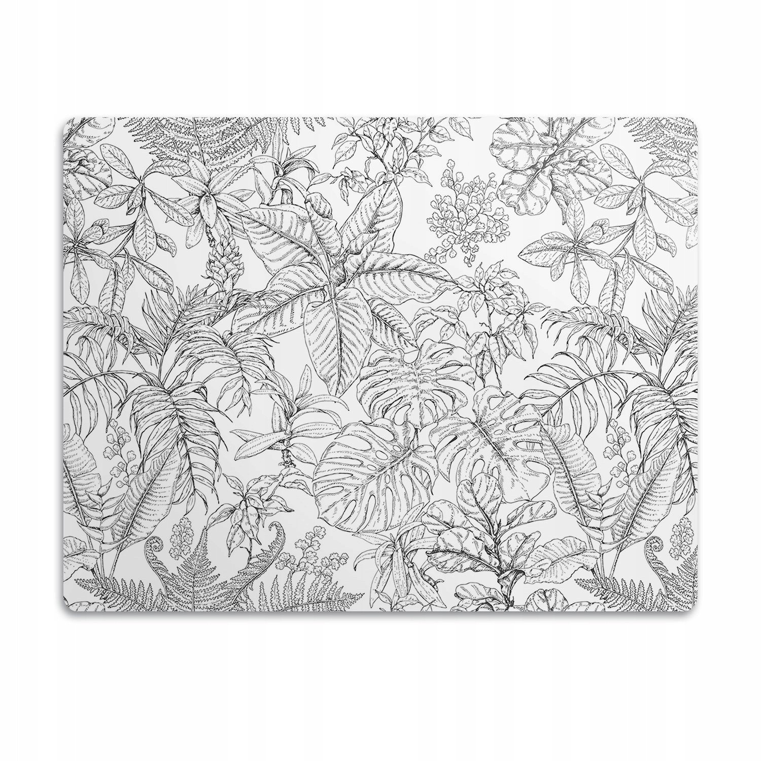 Podložka pro psa pod misku Tropická skica 60x40