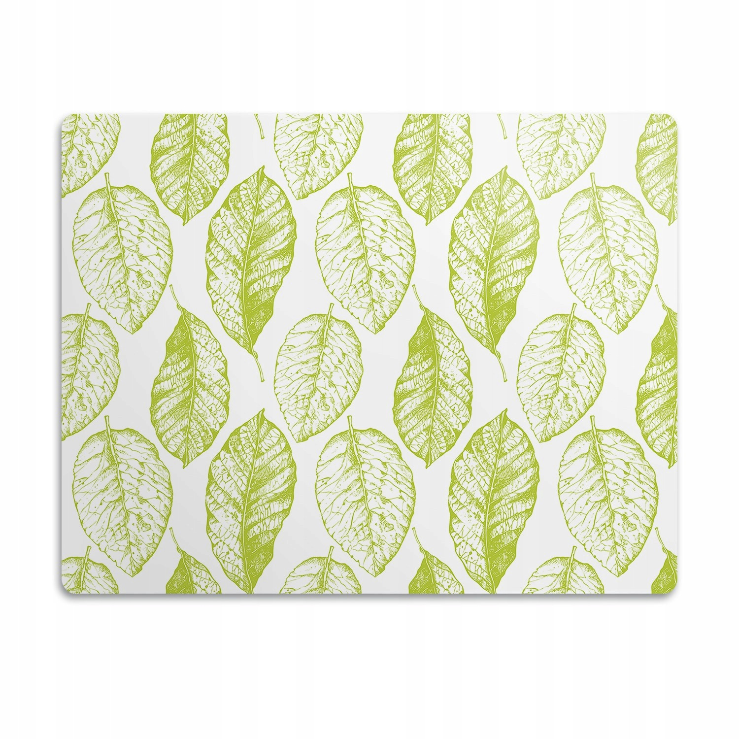 Voděodolná podložka pod misku Zelené listy 60x40 cm