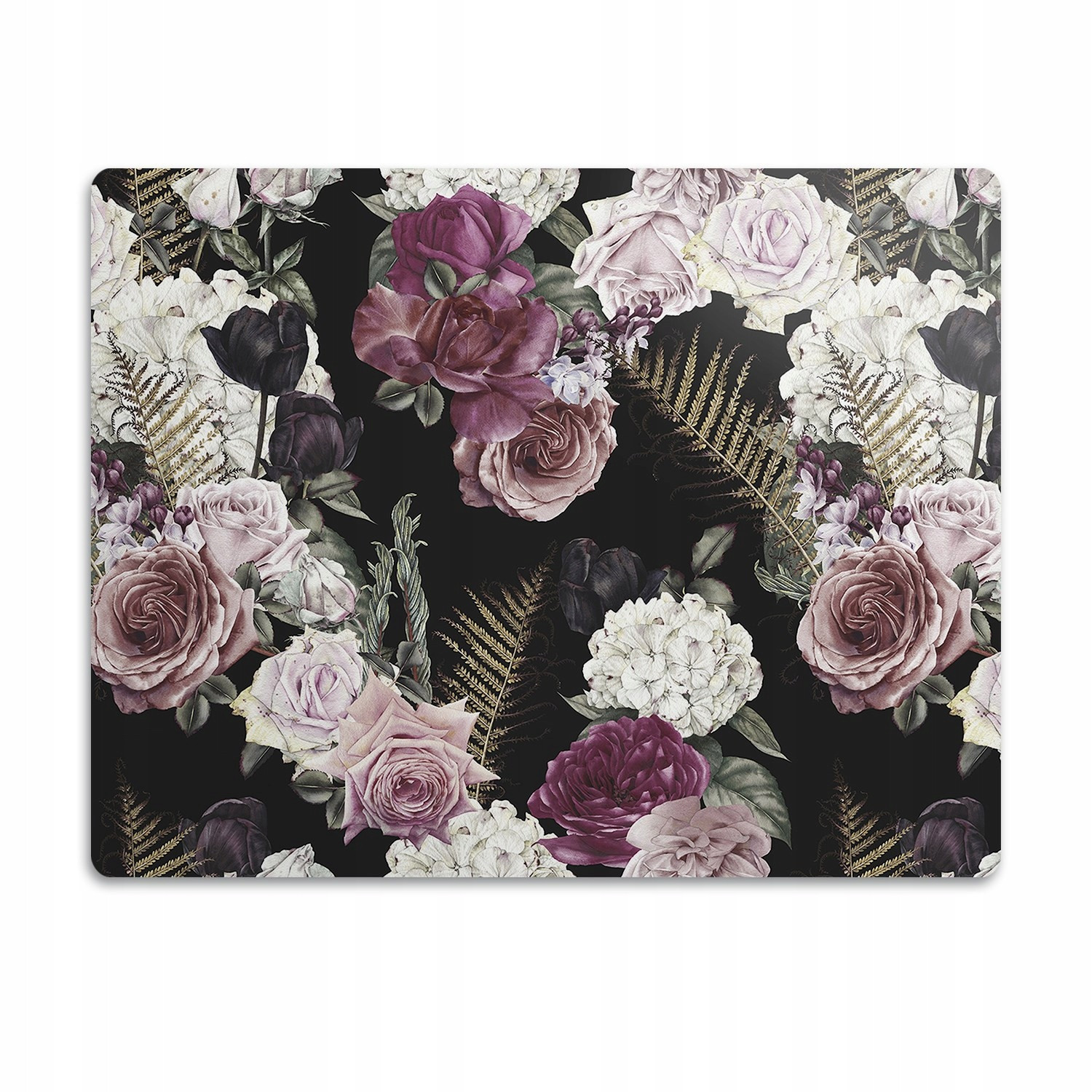 Ochranná podložka pod misky pro psa Retro květiny 60x40