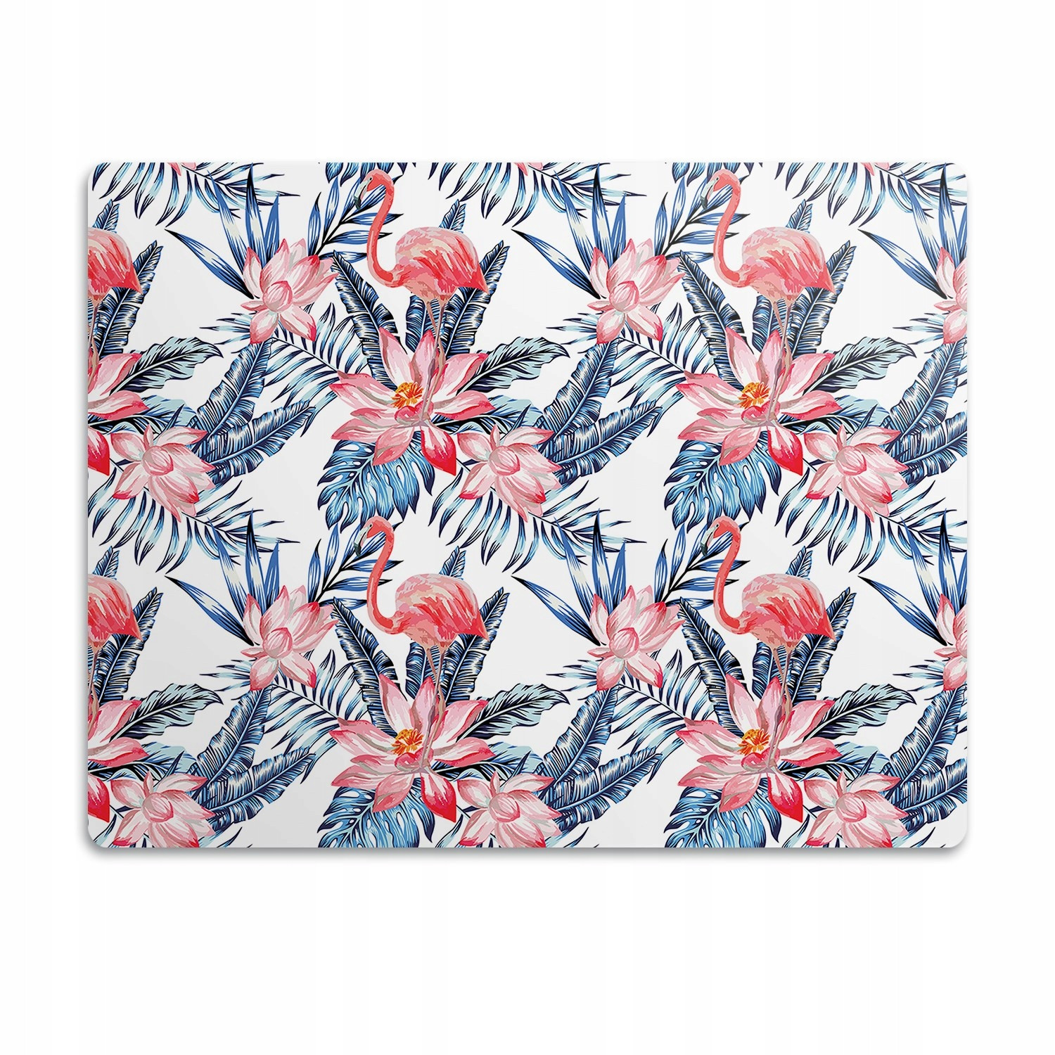 Pro psa kočku podložka pod misku Plameňáci květy 60x40