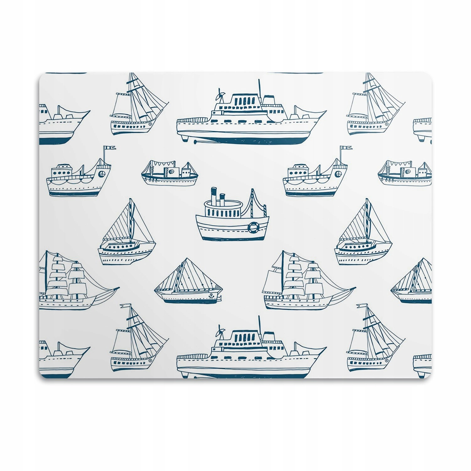 Podložka pod misku Modré lodě 60x40 cm