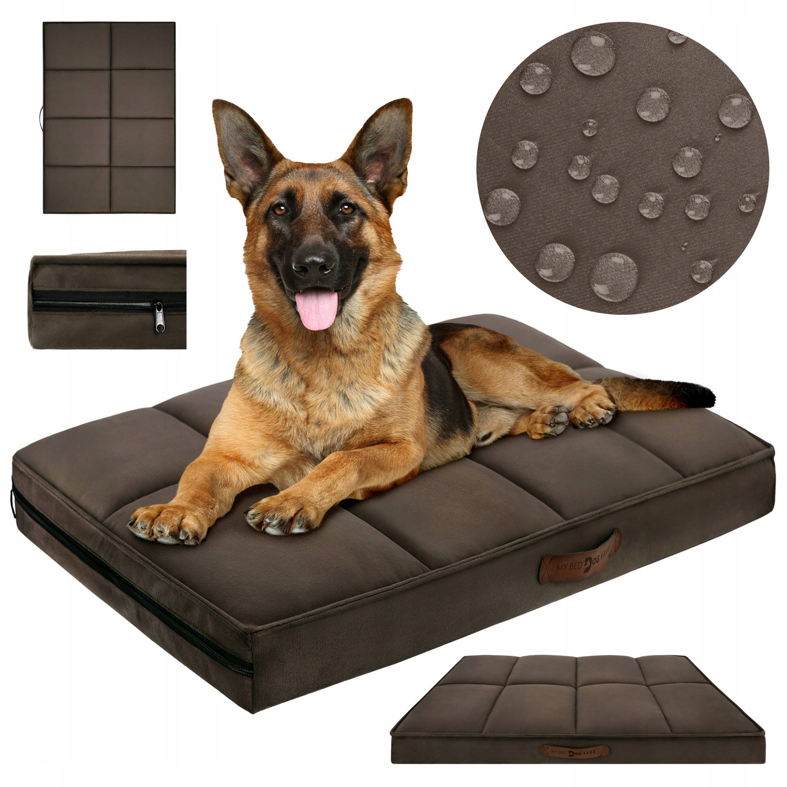 pelíšek Ortopedický Pro Psa Vodotěsný Matrace XL 100x70x8 CM Se Zámkem