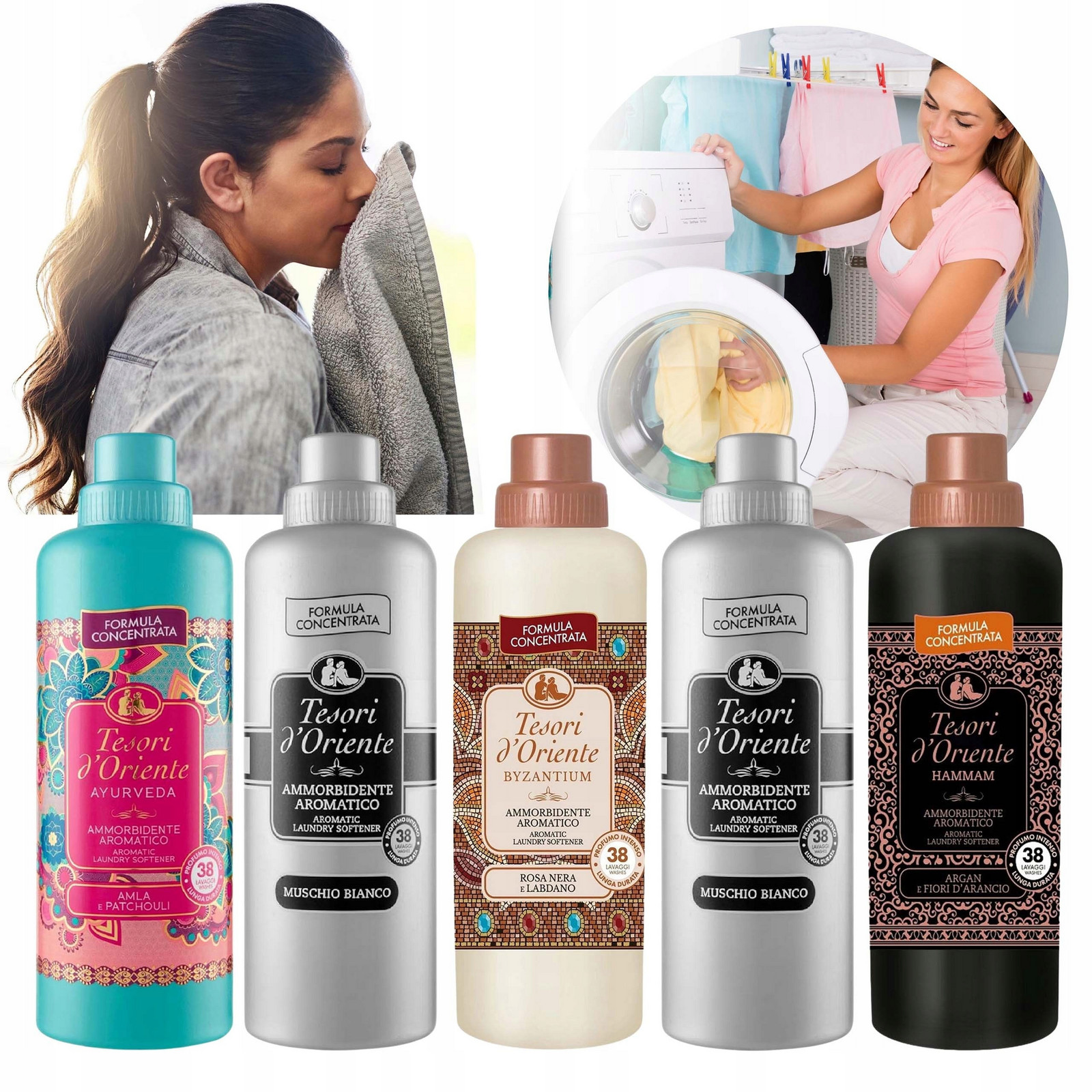 Tesori d'Oriente Sada koncentrovaných aviváží, 5x 760 Ml