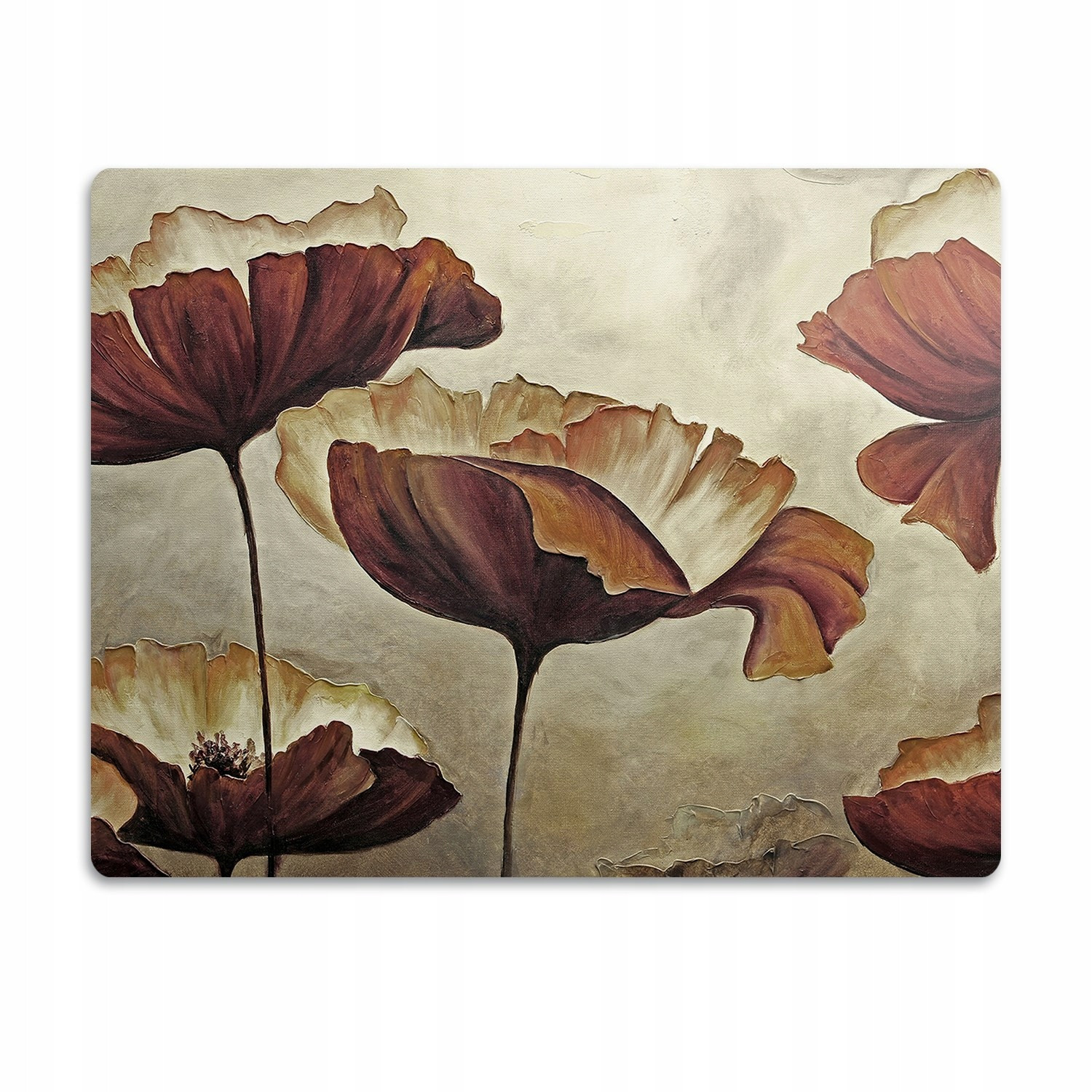 Pro psa podložka pod misku Velké máky malované 60x40 cm