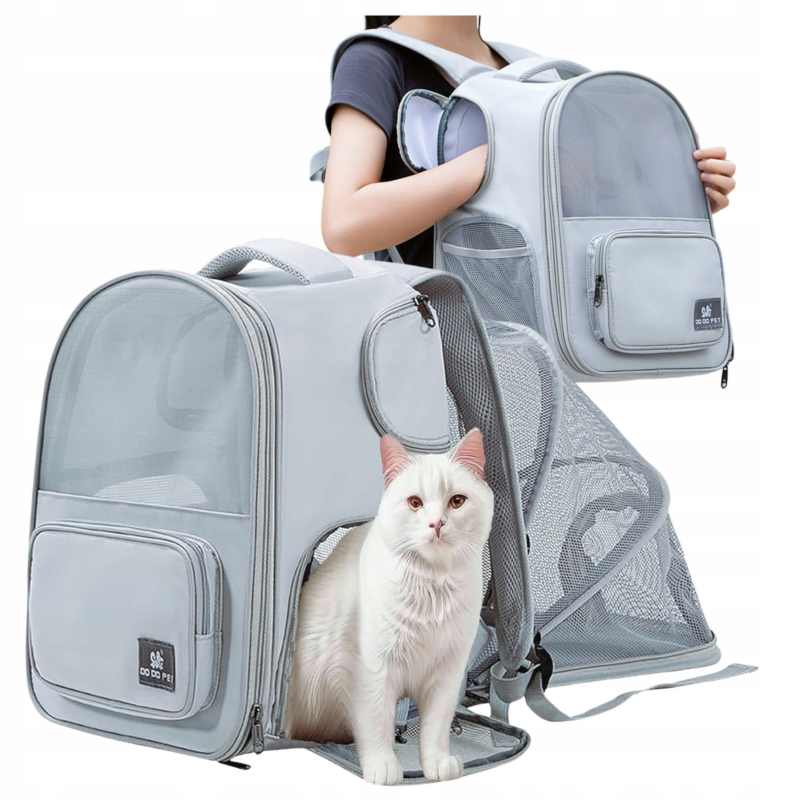 Batoh taška přepravka pro psa kočku zvířat rozkládací odvětraná velká