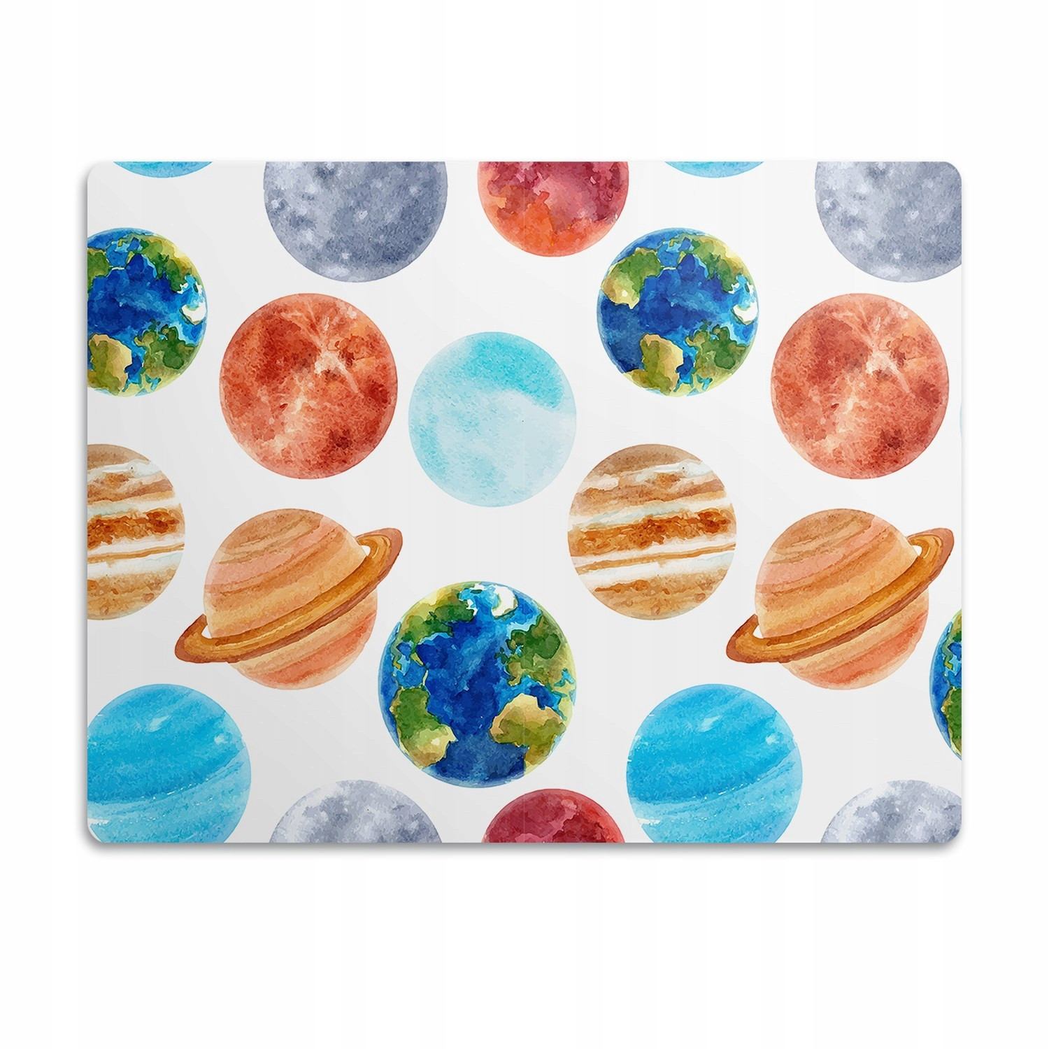 Podložka pod záchod pro kočky Barevné planety 60x40 cm