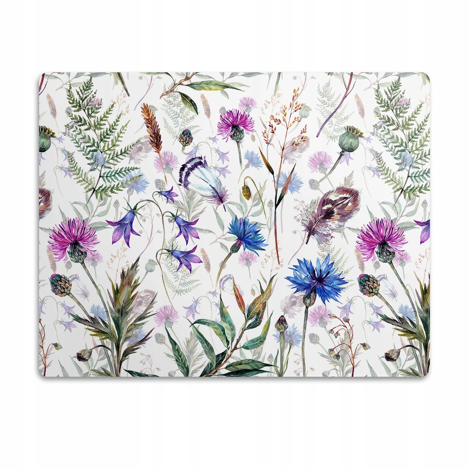 Podložka pod záchod pro kočky Květiny polena 60x40 cm