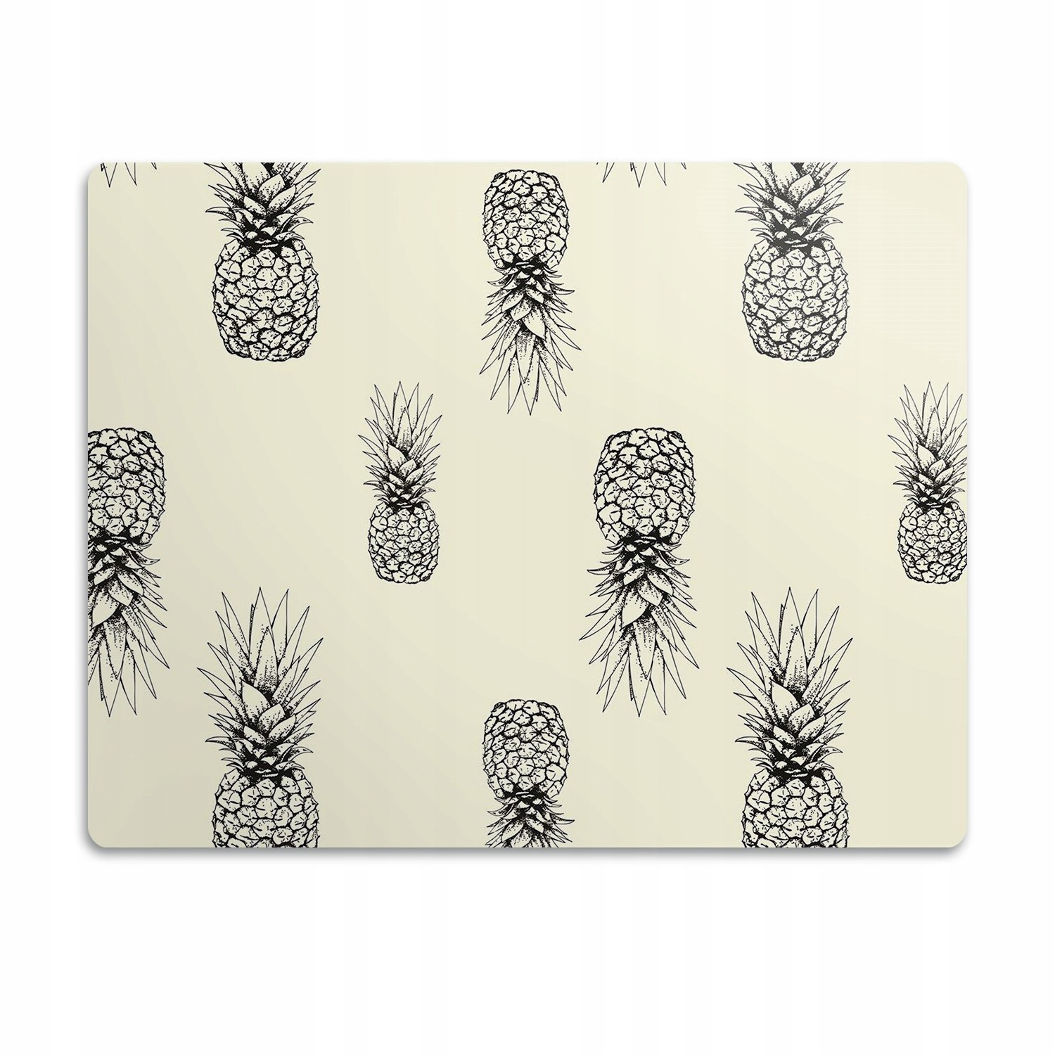 Voděodolná podložka pod misku Vzor ananas 60x40 cm