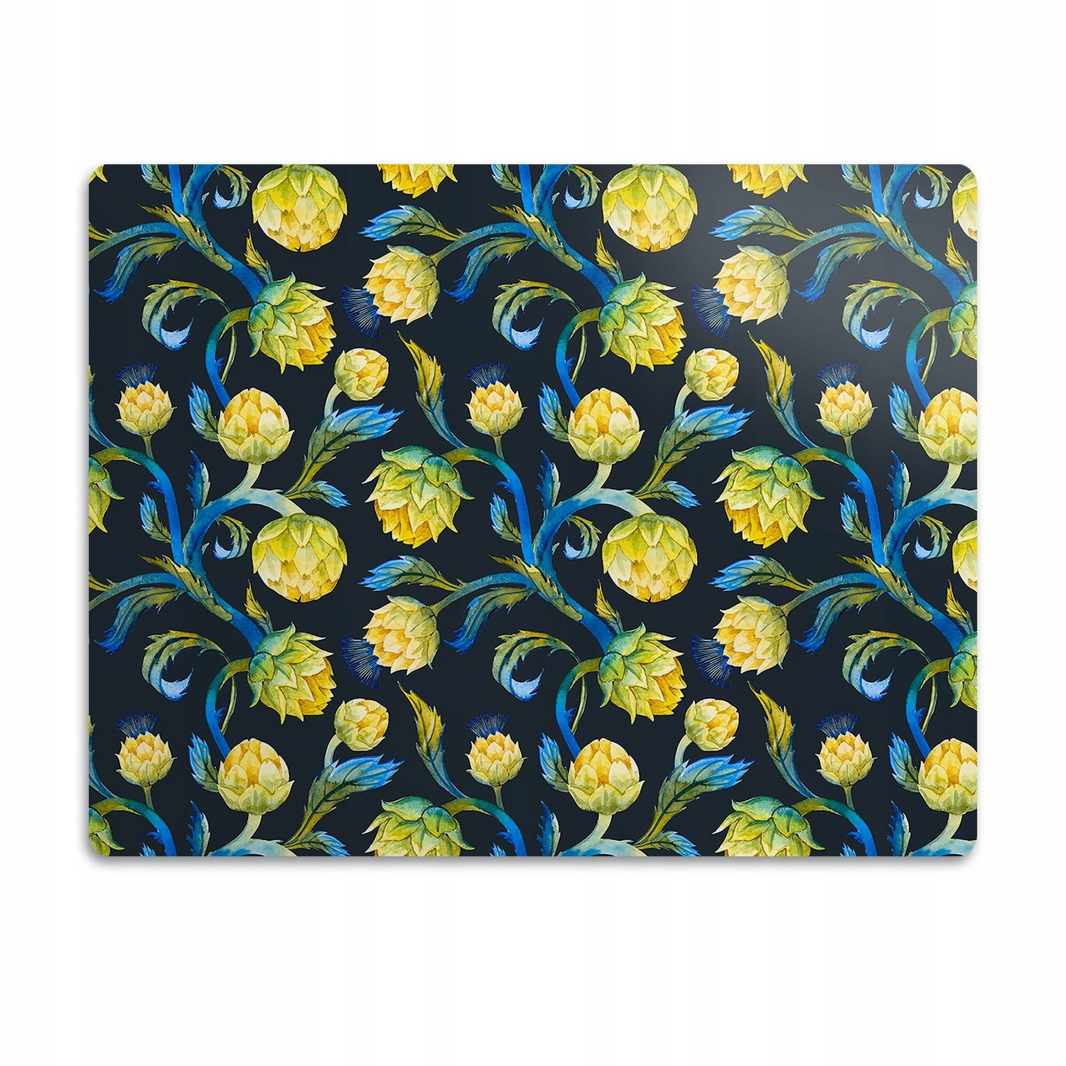 Podložka pod záchod pro kočky Květy artyčoku 60x40 cm