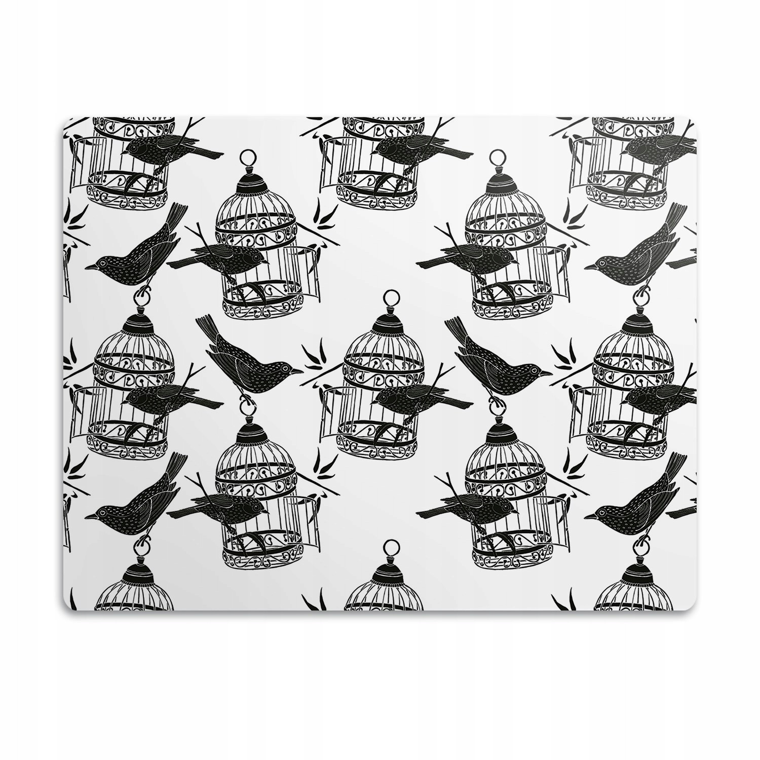 Ochranná podložka pod misky pro psa Klece ptáci 60x40