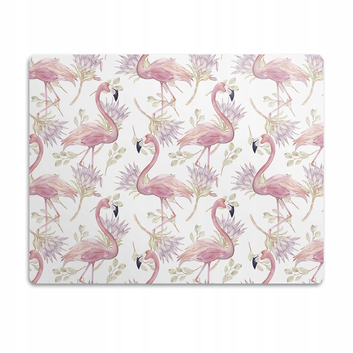 Podložka na podlahu pod misky pro psa Plameňáci 60x40cm