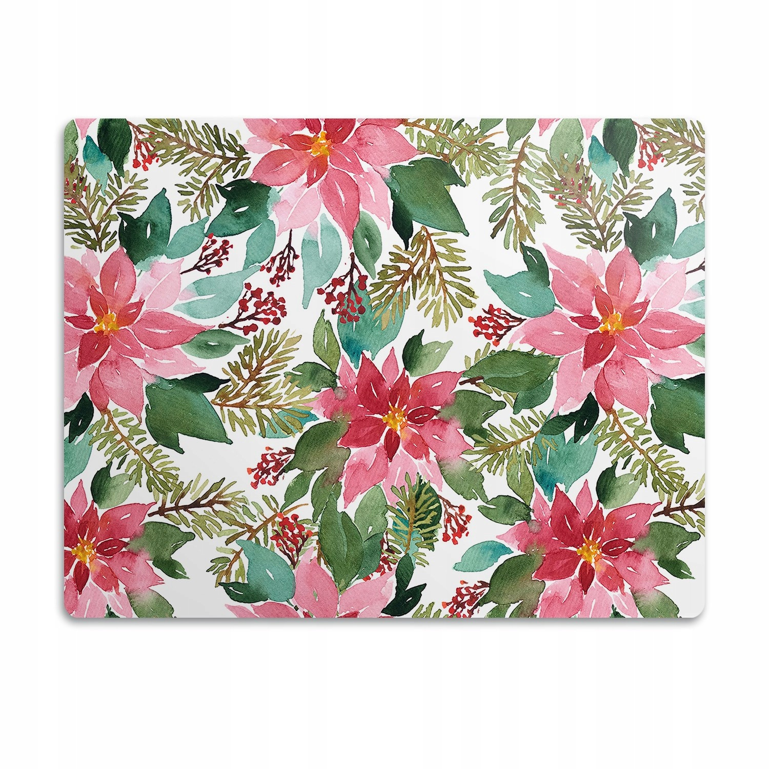 Podložka pod záchod Červené hvězdy květy 60x40 cm