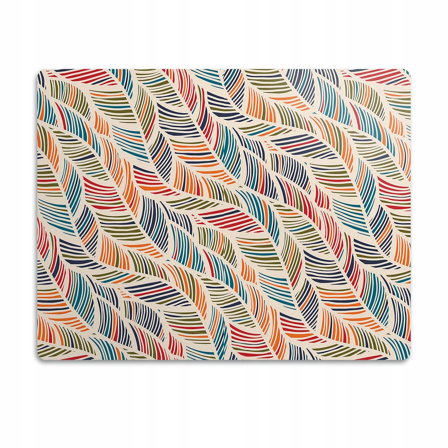 Podložka pod misku pro psa kočku Barevné vlny 60x40 cm