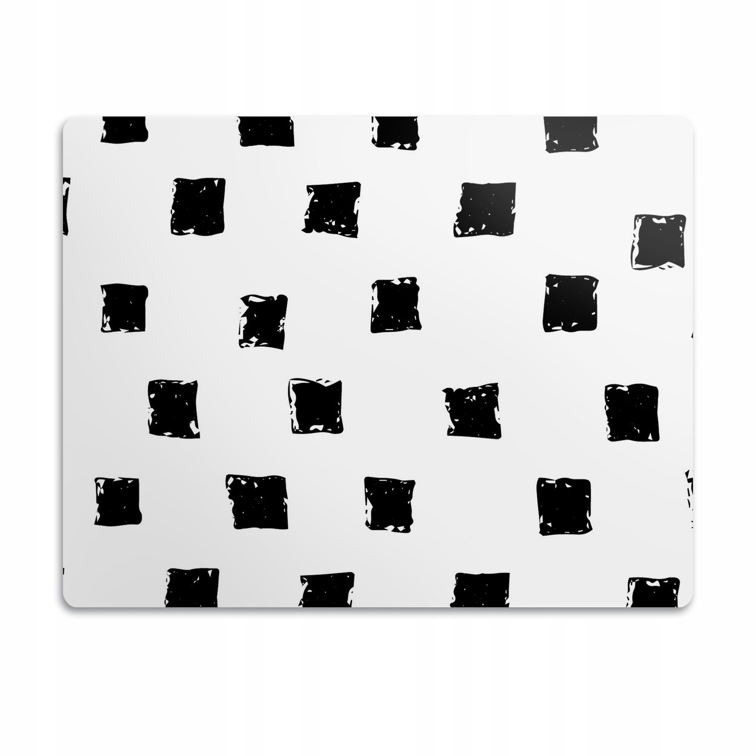 Ochranná podložka pod záchod Čtverce bílé pozadí 60x40