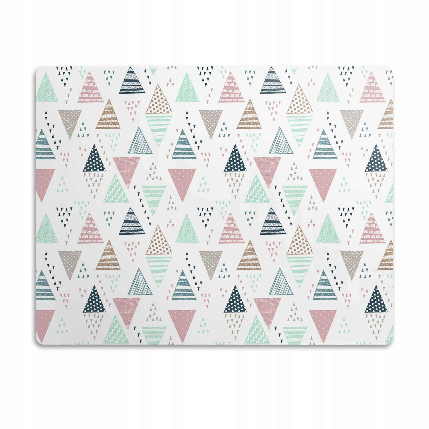 Pro psa podložka pod misku Pastelové trojúhelníky 60x40 cm