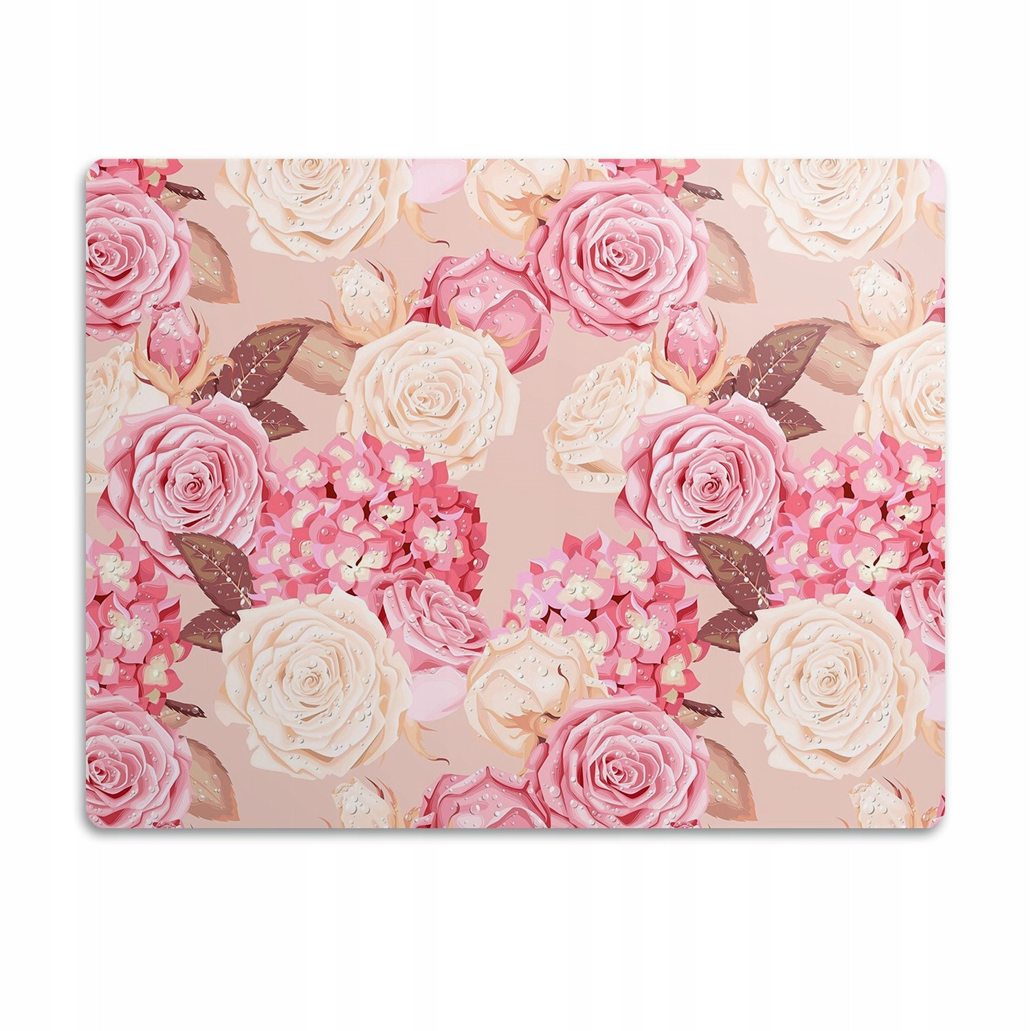 Podložka pod záchod pro kočky Růže a hortenzie 60x40 cm