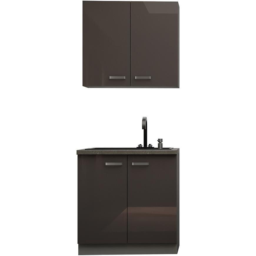 Kuchyňská linka Grey 80 cm bez pracovní desky