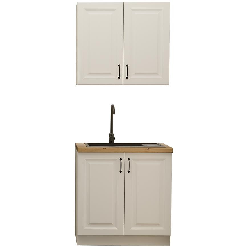 Kuchyňská linka Stilo bílá/bílá 80 cm bez pracovní desky