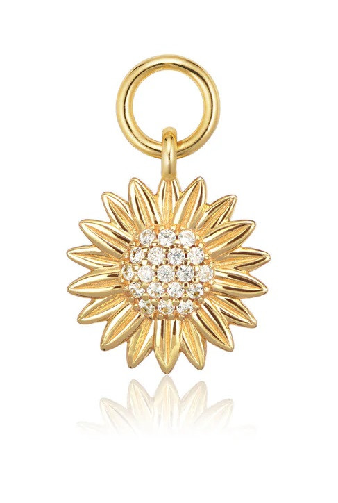 Sif Jakobs Pozlacený přívěsek Slunečnice Girasole SJ-CH2382-CZ-YG