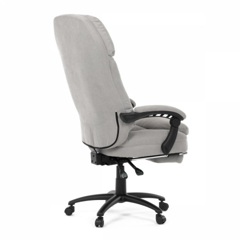 Kancelářské křeslo, světle šedá látka, synchronní mechanismus, podnožka KA-F1251 SIL2 Akce, super cena, doprava zdarma Autronic