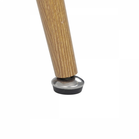 Stůl jídelní 140x80 bílá matná deska, kovové nohy dub HT-W1214 WT Autronic