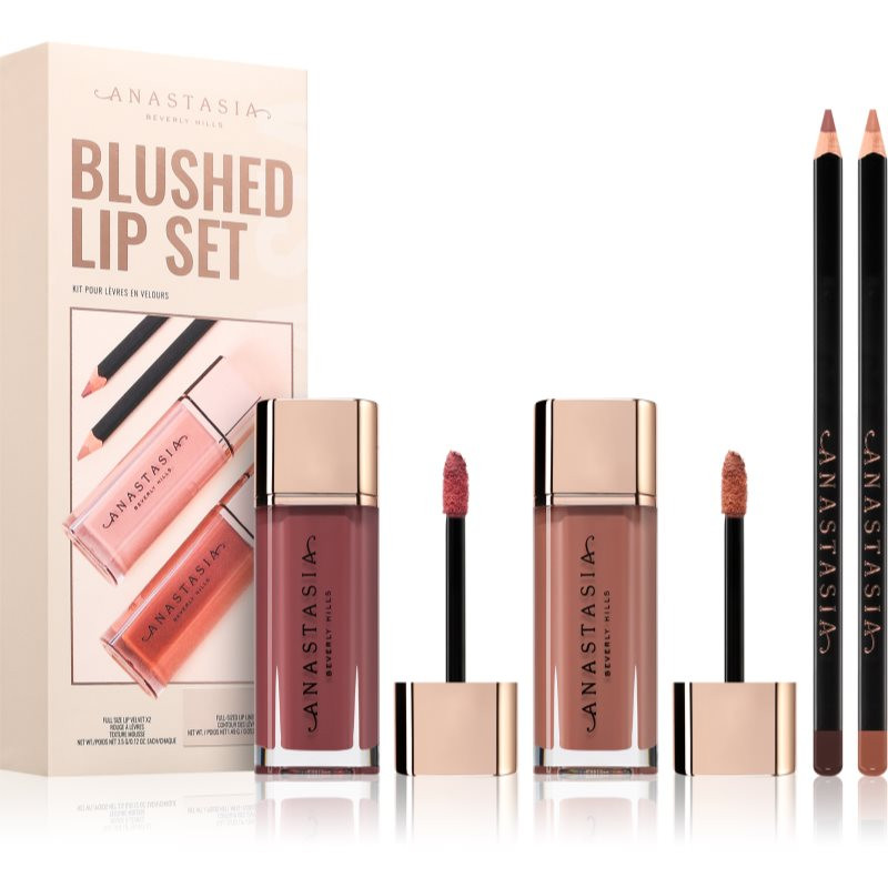 Anastasia Beverly Hills Blushed Lip Set dárková sada na rty