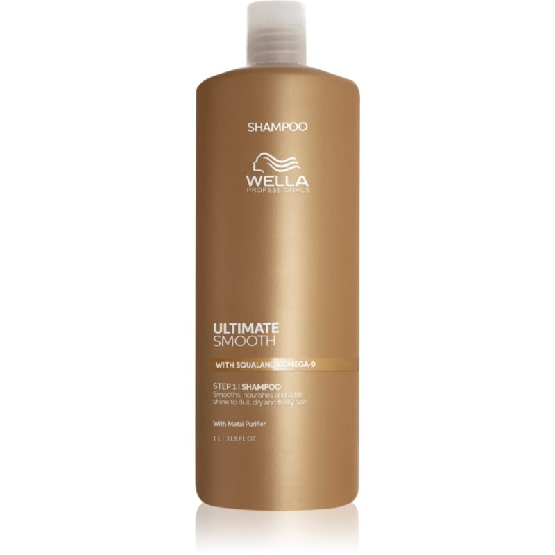 Wella Professionals Ultimate Smooth Shampoo intenzivně vyživující šampon pro lesk a hebkost vlasů 1000 ml