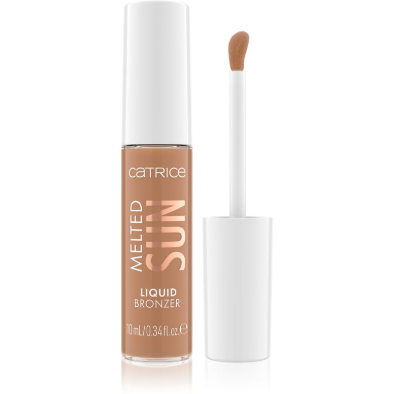 Catrice Melted Sun tekutý bronzer s matným efektem odstín 015 Sunkissed 10 ml