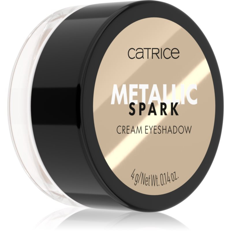 Catrice Metallic Spark krémové oční stíny pro třpytivý lesk odstín 010 Champagne Chic 4 g