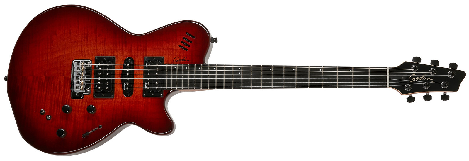 Godin xtSA Light Burst Flame (použité)